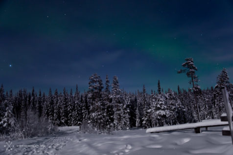 Nordlichter in Finnland