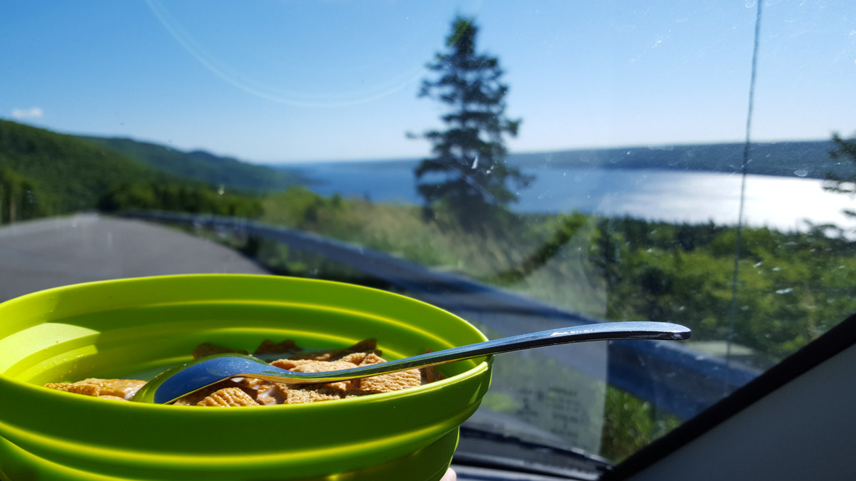 Frühstück mit Aussicht