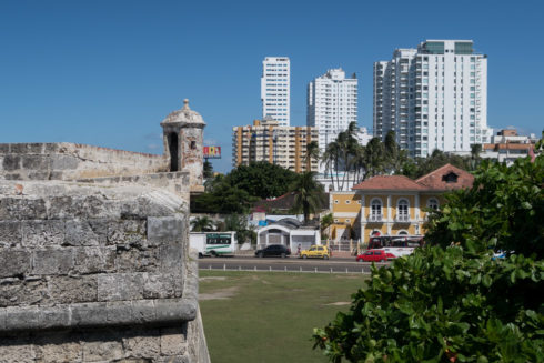 Die Stadtmauern von Cartagena