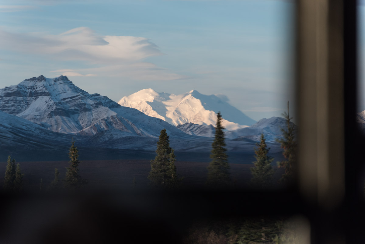 Ein erster Blick auf den Mt Denali