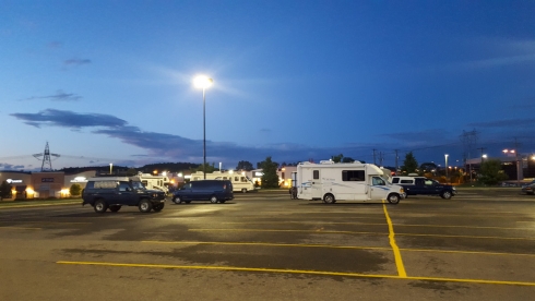 Walmart Camping bei Quebec City